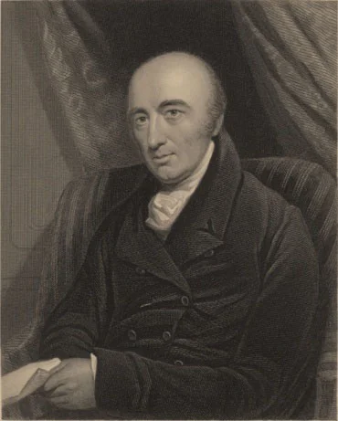 Portrait of William Hyde Wollaston, who first extracted Rhodium from ores containing platinum and palladium in 1803.